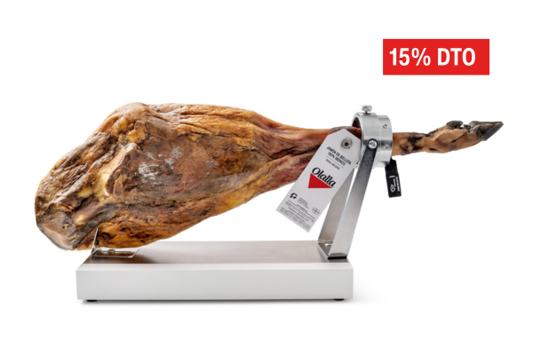 Olalla 100% Iberian Acorn-fed Ham, authentic Pata Negra premium quality Spanish ham.