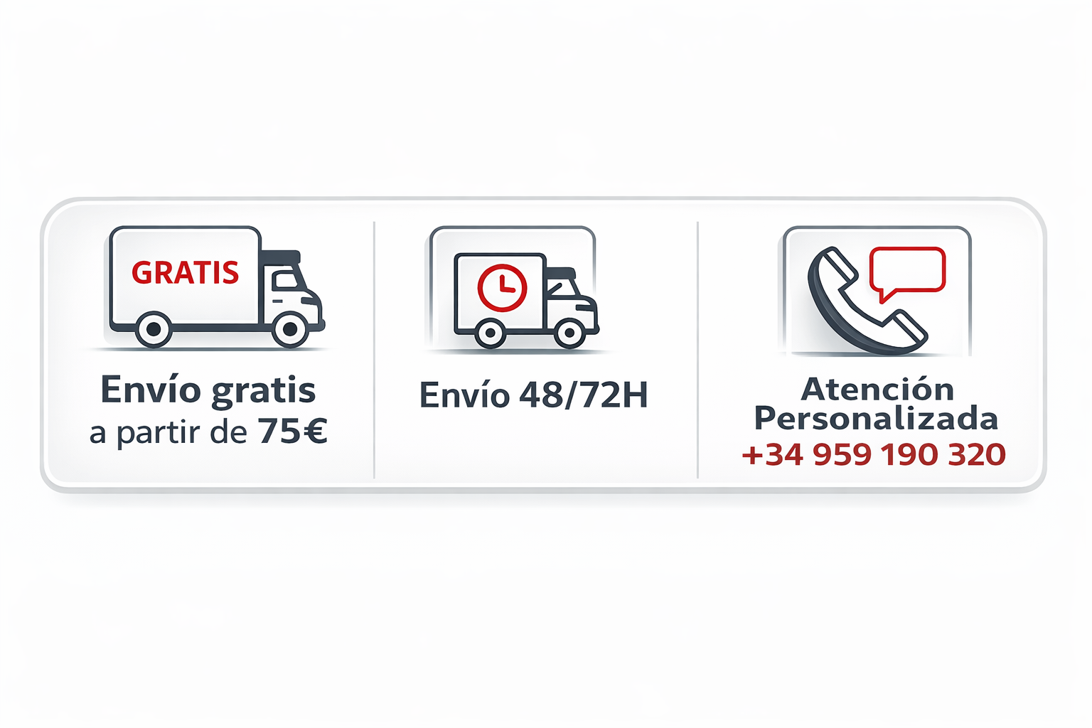 envío hasta 72 horas